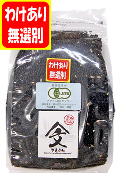 <わけあり・無選別>古代米・黒米「さよむらさき」1kg